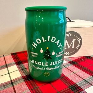 DW Home Holiday Jingle Juice Pop Candle in Soda Can with Lid